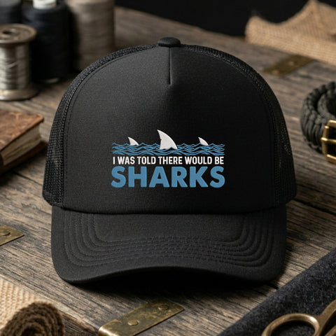 I Was Told There Would Be Sharks Embroidery Design – Funny Shark Ocean Machine Embroidery File Embroidery/Applique DESIGNS PatternFeed8 
