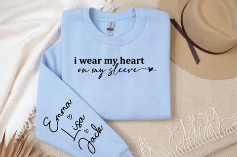 I wear my heart on my sleeve SVG Design SVG Designangry 