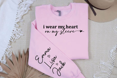 I wear my heart on my sleeve SVG Design SVG Designangry 