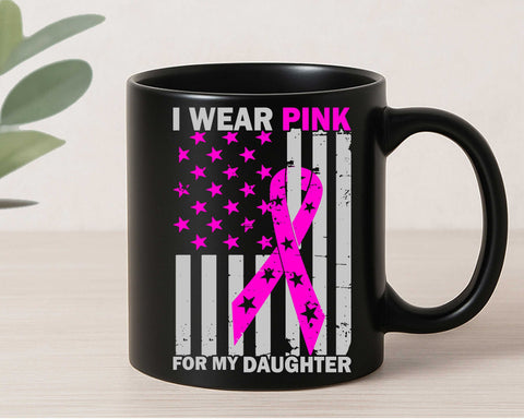 I Wear Pink For My Daughter Breast Cancer SVG SVG BillahCrafts 
