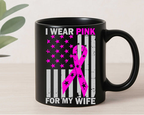 I Wear Pink for My Wife Breast Cancer Awareness SVG SVG BillahCrafts 