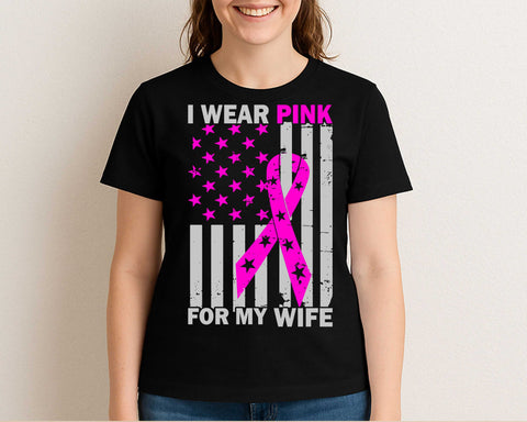 I Wear Pink for My Wife Breast Cancer Awareness SVG SVG BillahCrafts 