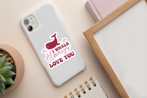 I whale always love you png Sticker Design SVG Designangry 