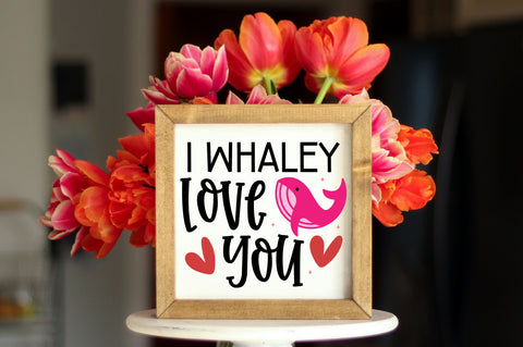 I whaley love you SVG design SVG Regulrcrative 