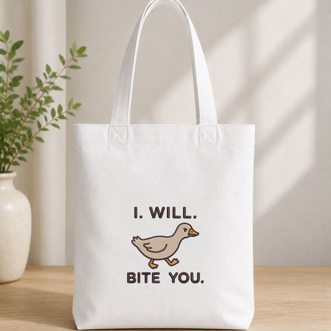 I Will Bite You Goose Machine Embroidery Design – Funny Angry Goose Embroidery File Embroidery/Applique DESIGNS PatternFeed8 