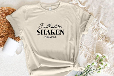 I Will Not Be Shaken Psalm 16.8 SVG Angelina750 