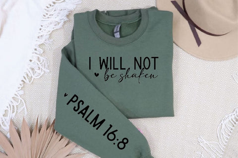 I Will not be shaken Sleeve SVG Design, Christian Sleeve SVG, Faith SVG Design, Jesus Sleeve SVG SVG Regulrcrative 