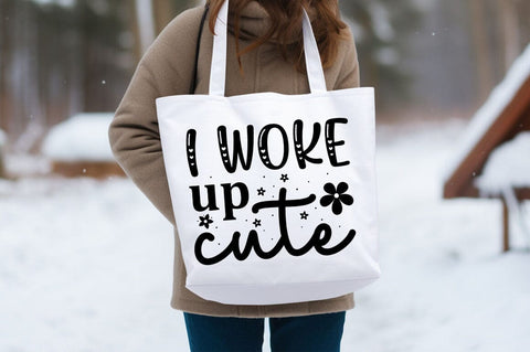 I woke up cute SVG Design SVG Designangry 