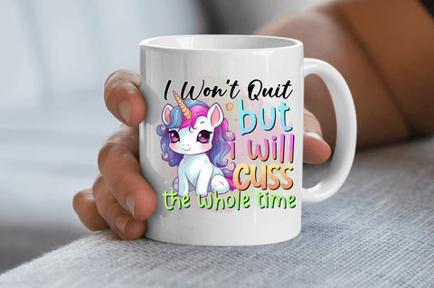 I wont quit but i will cuss Sublimation Design Sublimation Regulrcrative 