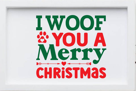 I Woof You A Merry Christmas SVG Angelina750 