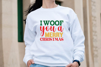 I Woof You A Merry Christmas SVG Angelina750 
