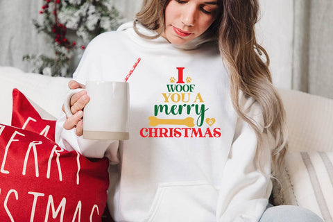 I Woof You A Merry Christmas SVG Angelina750 