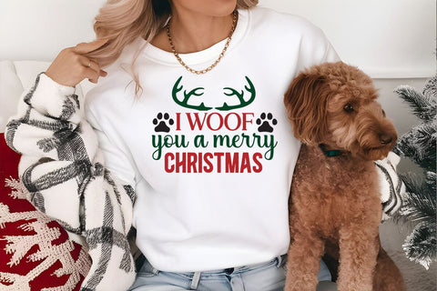 I woof you a merry christmas SVG Angelina750 