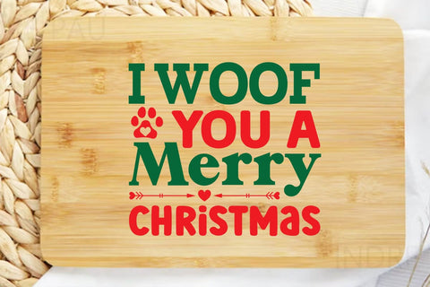 I Woof You A Merry Christmas SVG Angelina750 