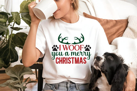 I woof you a merry christmas SVG Angelina750 