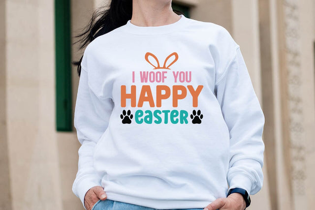 I woof you happy easter SVG Angelina750 
