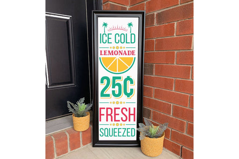 Ice Cold Lemonade, Summer Porch Sign SVG SVG CraftLabSVG 