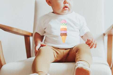 Ice Cream Cone PNG, Watercolor Sublimation Pickled Thistle Creative 