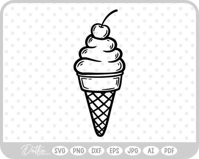 Ice Cream SVG DottieDigitals 