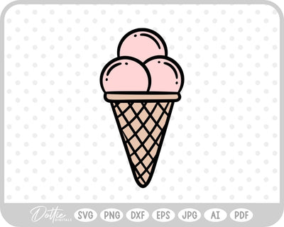 Ice Cream SVG DottieDigitals 
