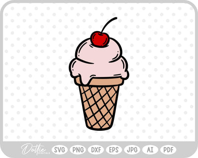 Ice Cream SVG DottieDigitals 