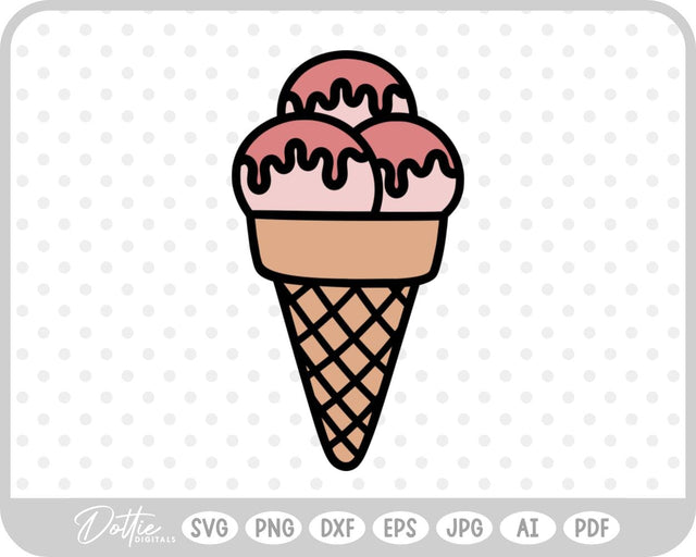 Ice Cream SVG DottieDigitals 