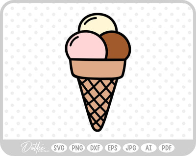 Ice Cream SVG DottieDigitals 