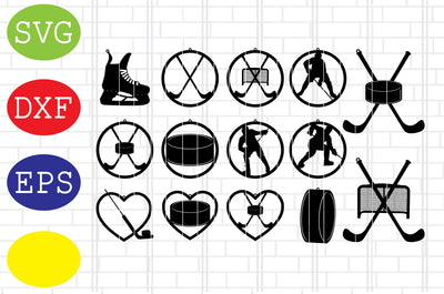 Ice Hockey Earring Svg, Hockey Earring Svg, Sport Earrings Svg, Jpg, Eps, Dxf Files SVG DigitalSvgFiles 