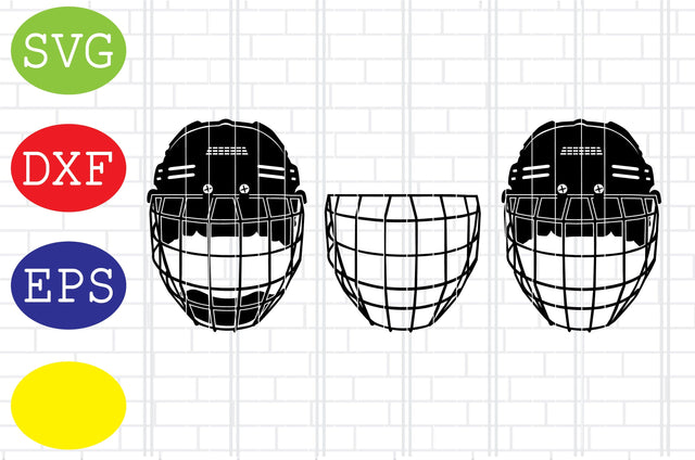 Ice Hockey Helmet Svg, Ice Hockey Svg, Hockey SticksSvg, Winter Sport Svg, Jpg, Eps, Dxf Files SVG DigitalSvgFiles 