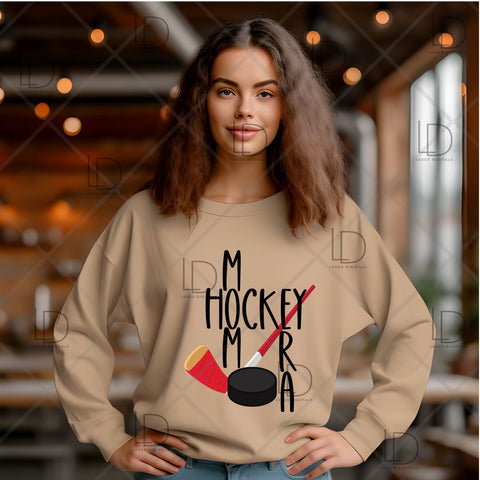 Ice Hockey Mom Era Love Stick PNG SVG Instant Download Easy Cricut Cut File Sublimation Image Tumbler Hoodie Crew Neck Car Decal Shirt SVG Lexco Digitals 