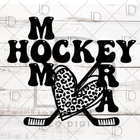 Ice Hockey Mom Era Love Stick PNG SVG Instant Download Easy Cricut Cut File Sublimation Image Tumbler Hoodie Crew Neck Car Decal Shirt SVG Lexco Digitals 