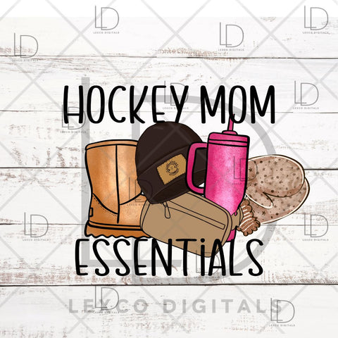 Ice Hockey Mom Love Rink Life Must Haves Beanie, Boots, Mittens, Tumbler PNG ONLY Instant Download Easy Sublimation Image Tumbler Hoodie Crew Neck Car Decal Shirt Sublimation Lexco Digitals 