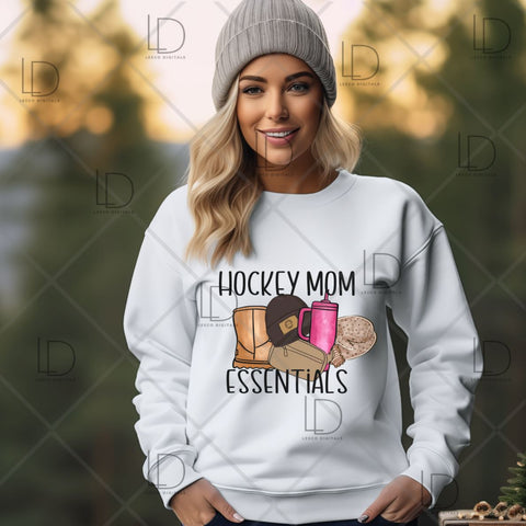 Ice Hockey Mom Love Rink Life Must Haves Beanie, Boots, Mittens, Tumbler PNG ONLY Instant Download Easy Sublimation Image Tumbler Hoodie Crew Neck Car Decal Shirt Sublimation Lexco Digitals 