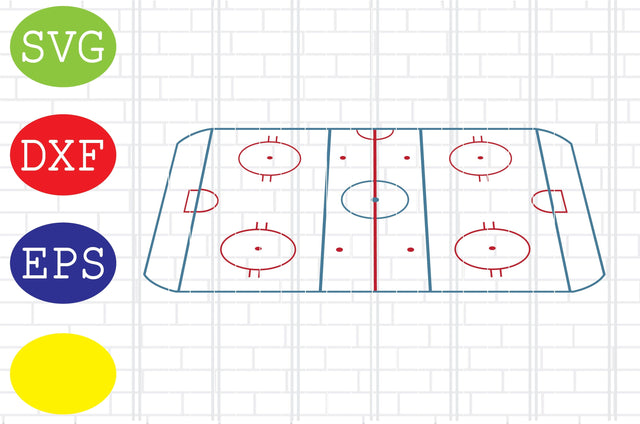 Ice Hockey Rink Svg, Ice Hockey Svg, Hockey SticksSvg, Winter Sport Svg, Jpg, Eps, Dxf Files SVG DigitalSvgFiles 