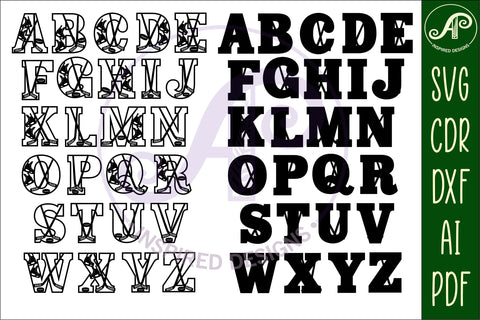 Ice Hockey stick and puck letters alphabet set. 26 layered SVG APInspireddesigns 