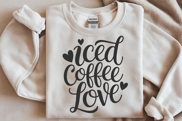 Iced coffee love svg, iced coffee cup svg, iced coffee lover svg SVG DesignDestine 