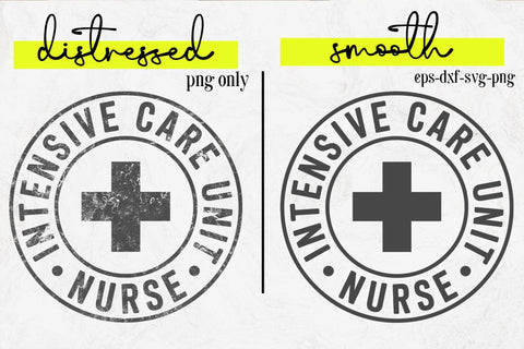 ICU Nurse SVG PNG, Intensive Care Unit, Cricut File SVG DesignDestine 