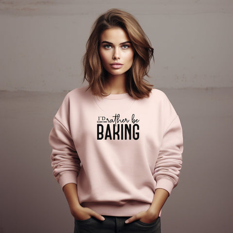 I'd Rather Be Baking Svg Png FIles, Funny Baking Svg, Great British Bake Off Svg, Baking Clip Art, Svg Files for Cricut Silhouette SVG DesignDestine 