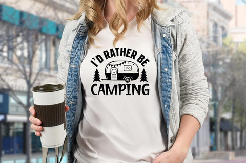 Id rather be camping SVG Design SVG Designangry 