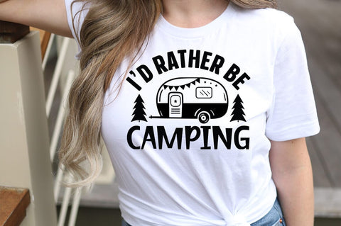 Id rather be camping SVG Design SVG Designangry 