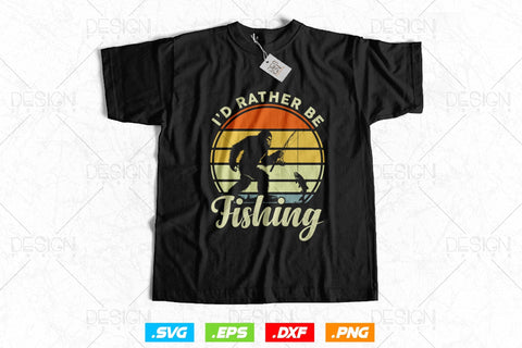I'd Rather Be Fishing Over Svg Png, Fathers Day Svg, Fisherman Gift, Fishing Hook Svg, Bass Fish Svg, Svg Files For Cricut SVG DesignDestine 