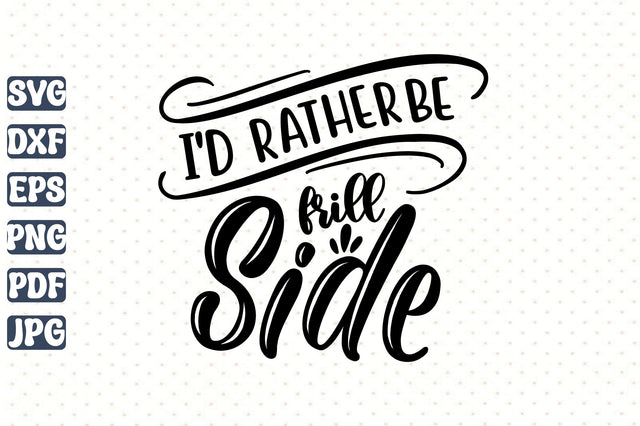 I'd Rather Be Frill Side SVG orpitasn 