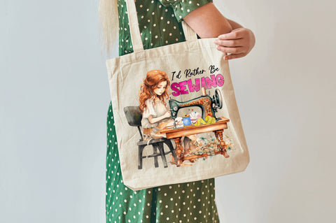 Id rather be sewing Sublimation Design Sublimation Regulrcrative 