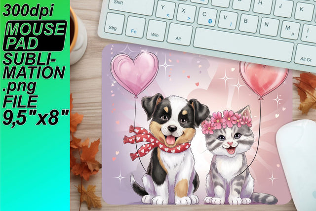 ideal for any setup! , Create stunning mouse desk mats, Valentines Sublimation HoodArtCraft 