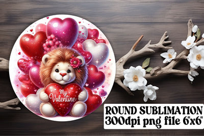 ideal for custom keychain projects! , Bright circle designs, Valentines Sublimation afrosvg 