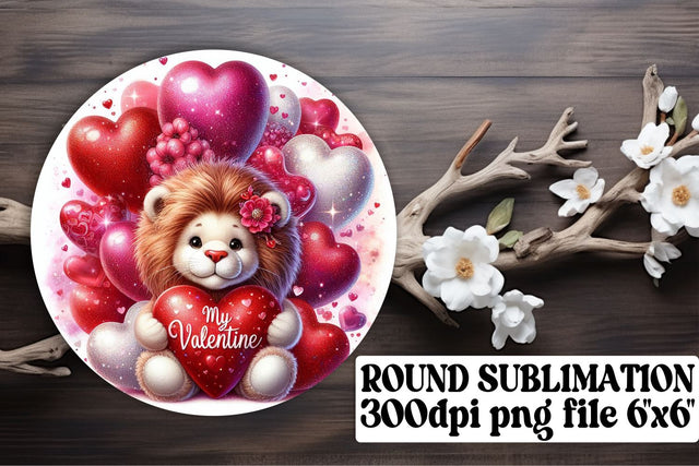 ideal for custom keychain projects! , Bright circle designs, Valentines Sublimation afrosvg 