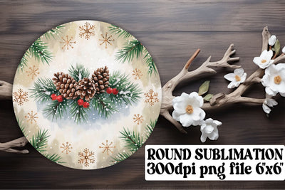 ideal for custom keychain projects! , Bright circle PNG files, Christmas Sublimation afrosvg 