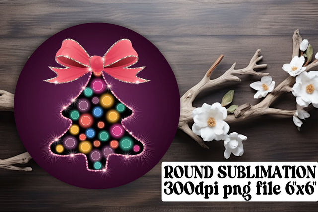 ideal for custom keychains! , High-quality round PNG files, Neon Xmas Sublimation afrosvg 