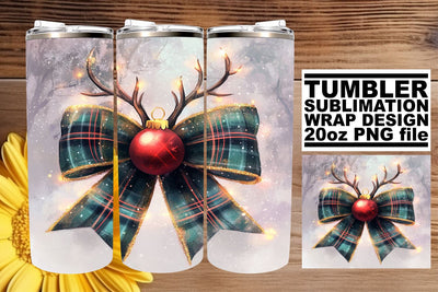 ideal for every occasion! , Stylish tumbler designs, Christmas Bow Sublimation afrosvg 