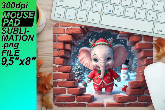 ideal for gifts! , Create beautiful mouse desk mats, Xmas Sublimation HoodArtCraft 